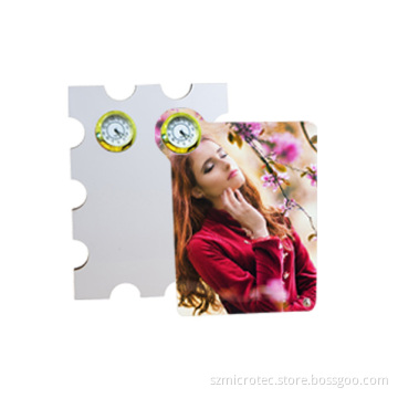Sublimation Blank MDF Desktop Clock